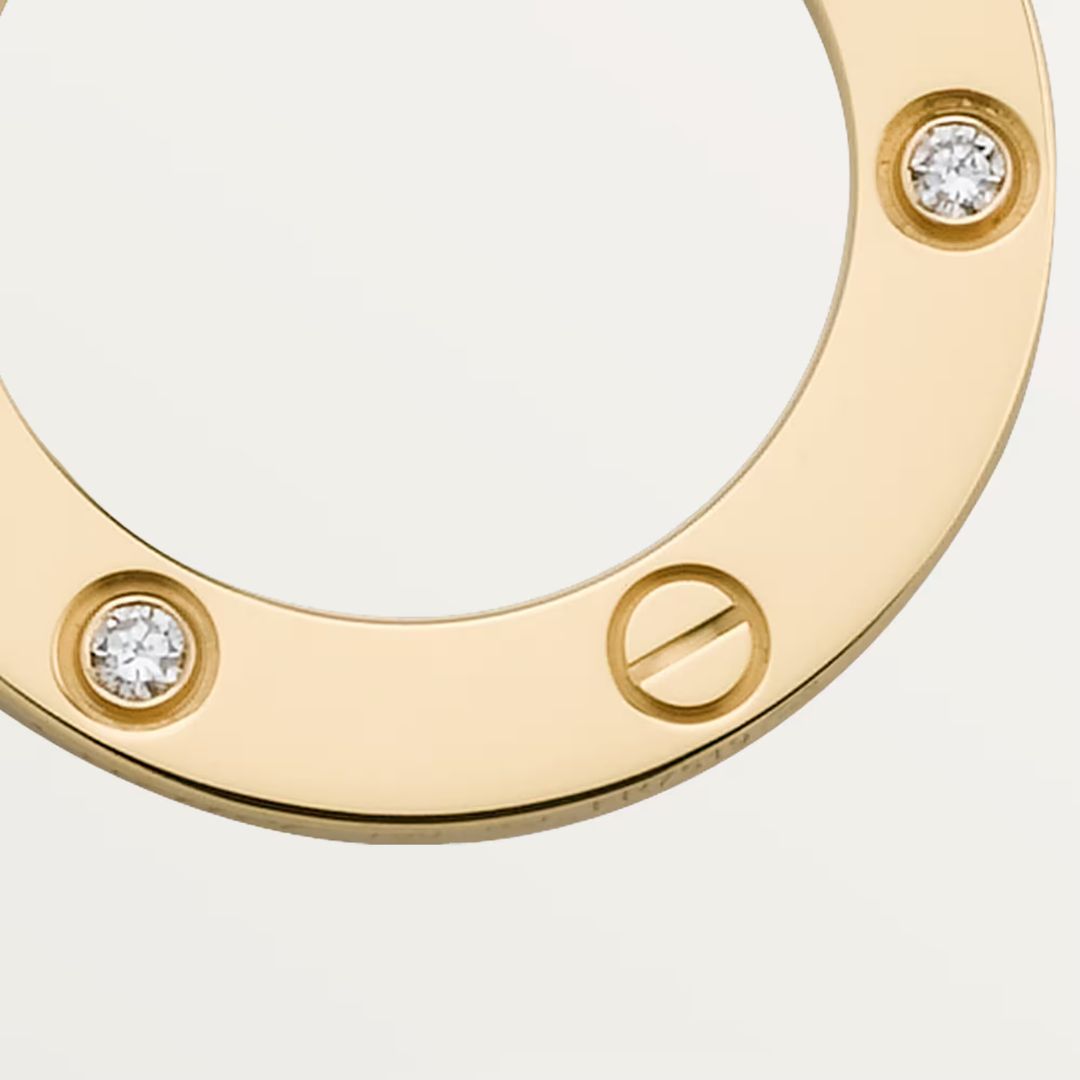 La Vis - Necklace with pendant 3 diamonds